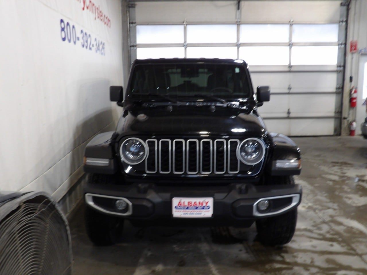 Certified 2024 Jeep Wrangler 4-Door Sahara with VIN 1C4PJXENXRW224363 for sale in Albany, Minnesota