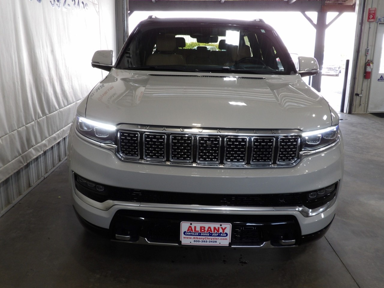 Certified 2022 Jeep Grand Wagoneer Series III with VIN 1C4SJVGJ6NS153432 for sale in Albany, Minnesota