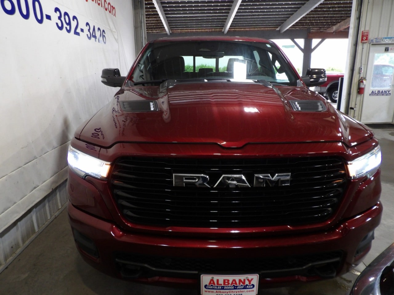 Used 2025 RAM Ram 1500 Pickup Laramie with VIN 1C6SRFRP4SN502069 for sale in Albany, Minnesota