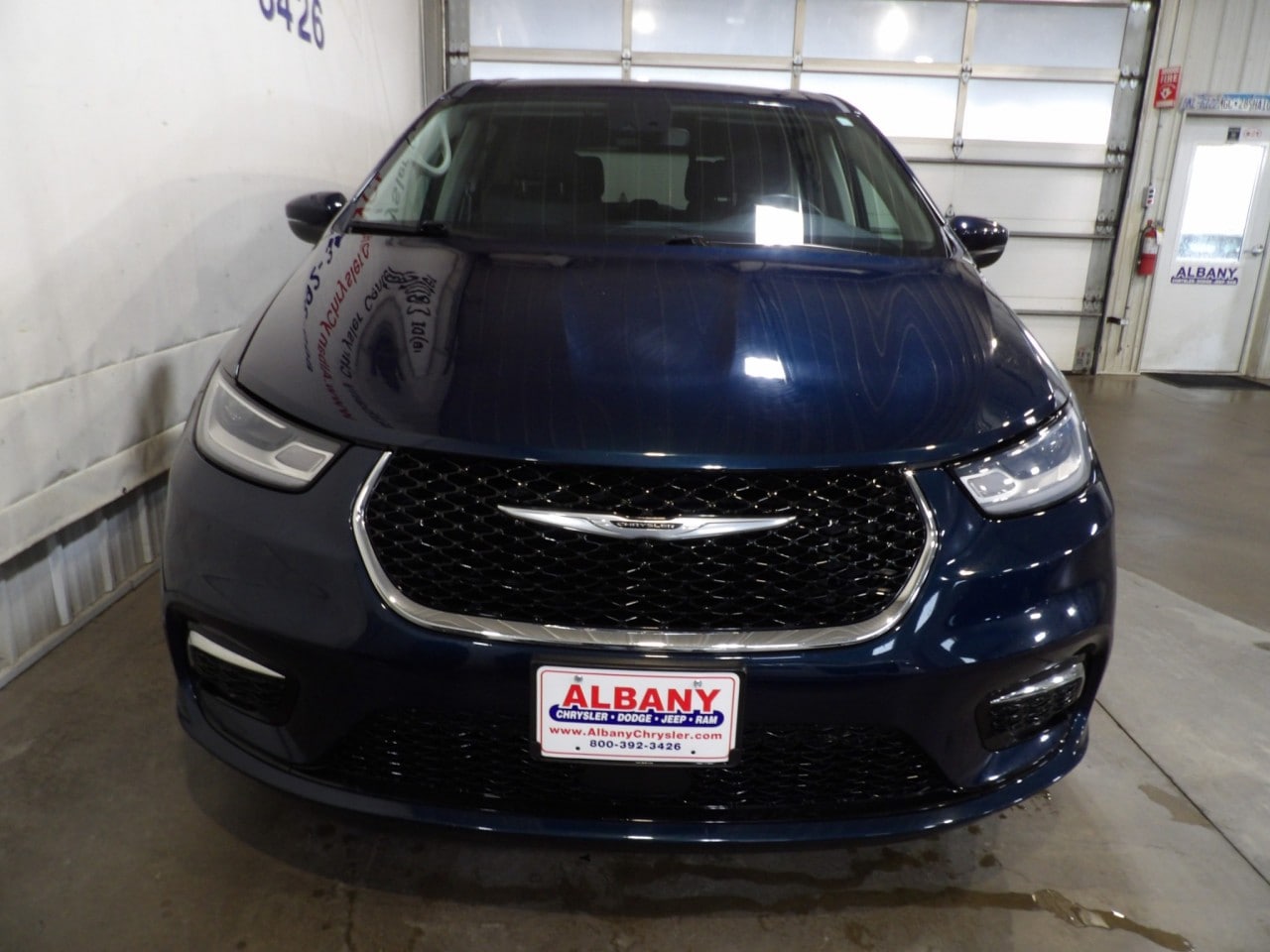 Certified 2023 Chrysler Pacifica Touring L with VIN 2C4RC1BGXPR560803 for sale in Albany, Minnesota