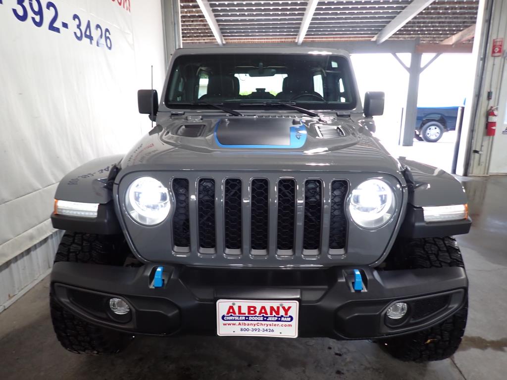 Certified 2021 Jeep Wrangler Unlimited Rubicon 4XE with VIN 1C4JJXR69MW762134 for sale in Albany, MN