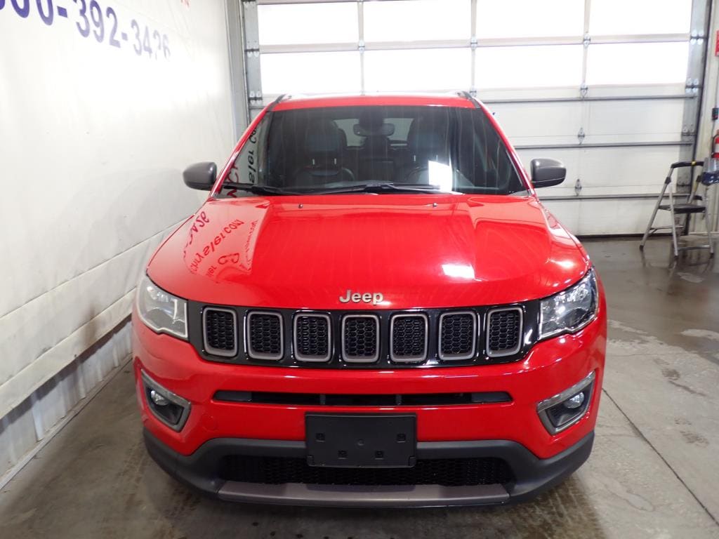 Certified 2021 Jeep Compass 80th Spec. Edition with VIN 3C4NJDEB8MT583558 for sale in Albany, Minnesota