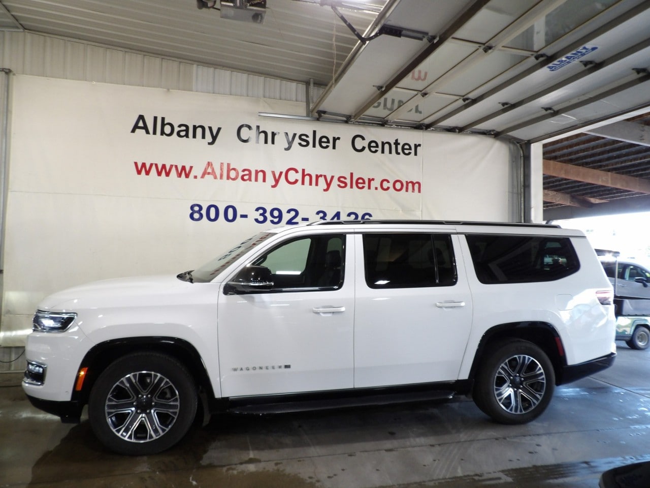 Certified 2024 Jeep Wagoneer L Series II with VIN 1C4SJSBP1RS158036 for sale in Albany, Minnesota