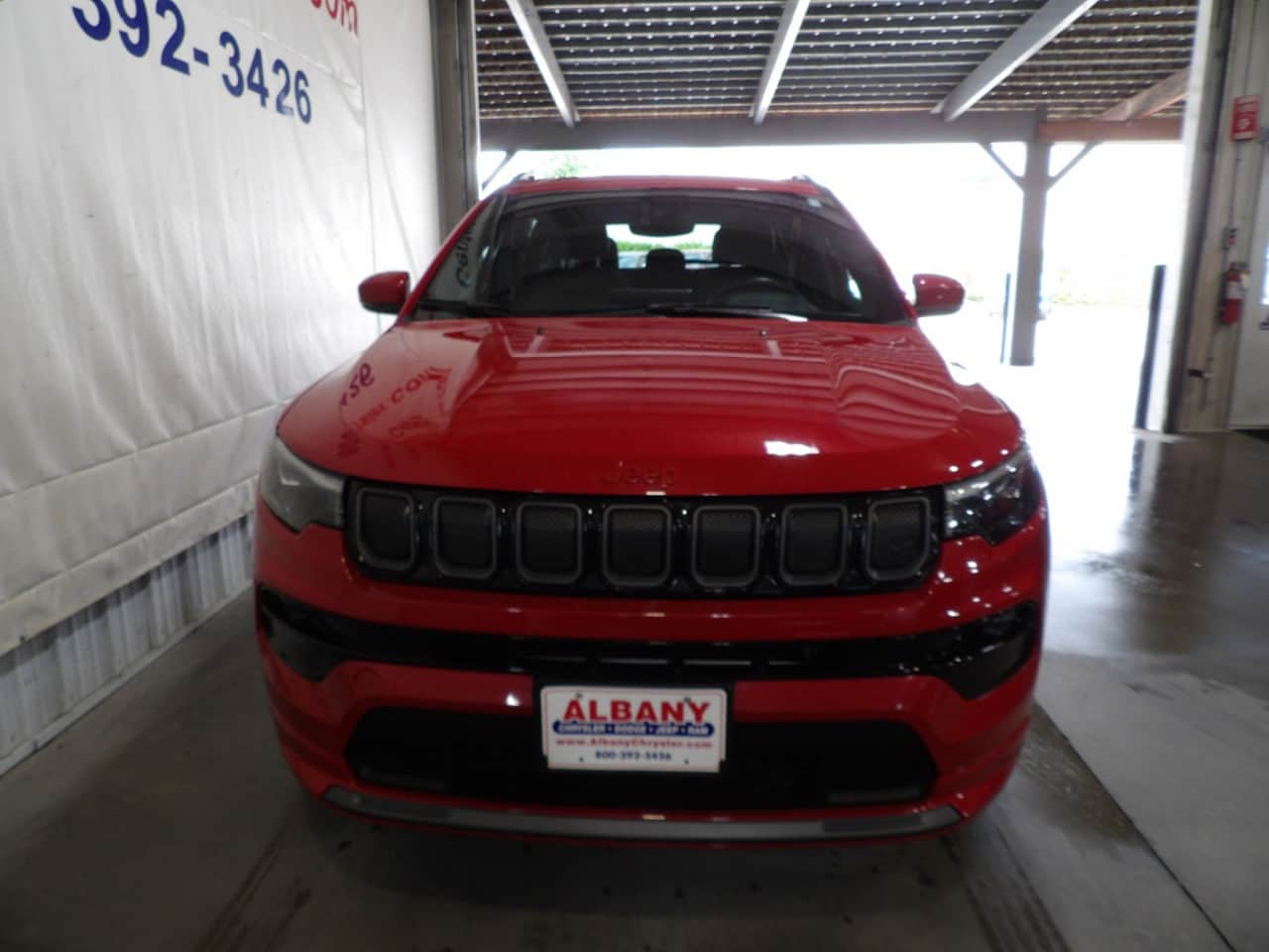 Certified 2022 Jeep Compass (RED) Edition with VIN 3C4NJDCB3NT236448 for sale in Albany, Minnesota