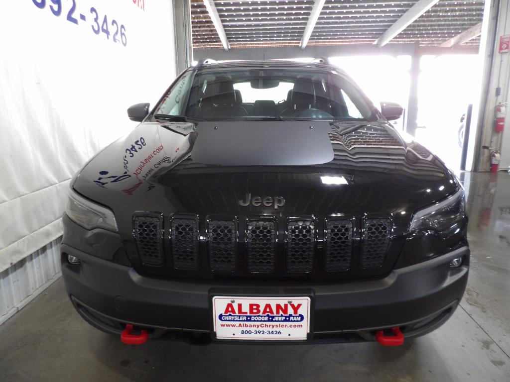 Certified 2021 Jeep Cherokee Trailhawk with VIN 1C4PJMBX5MD200822 for sale in Albany, Minnesota