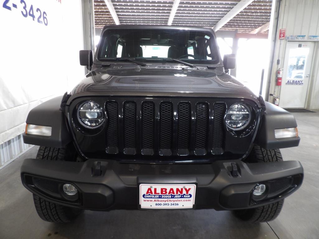 Used 2021 Jeep Wrangler Unlimited Willys with VIN 1C4HJXDN1MW631776 for sale in Albany, Minnesota