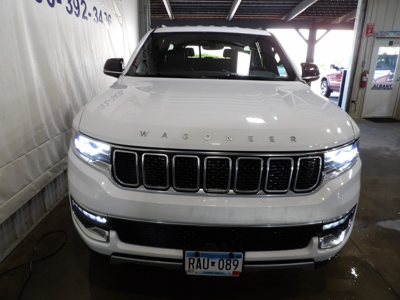 Certified 2024 Jeep Wagoneer L Series II with VIN 1C4SJSBP1RS158036 for sale in Albany, Minnesota