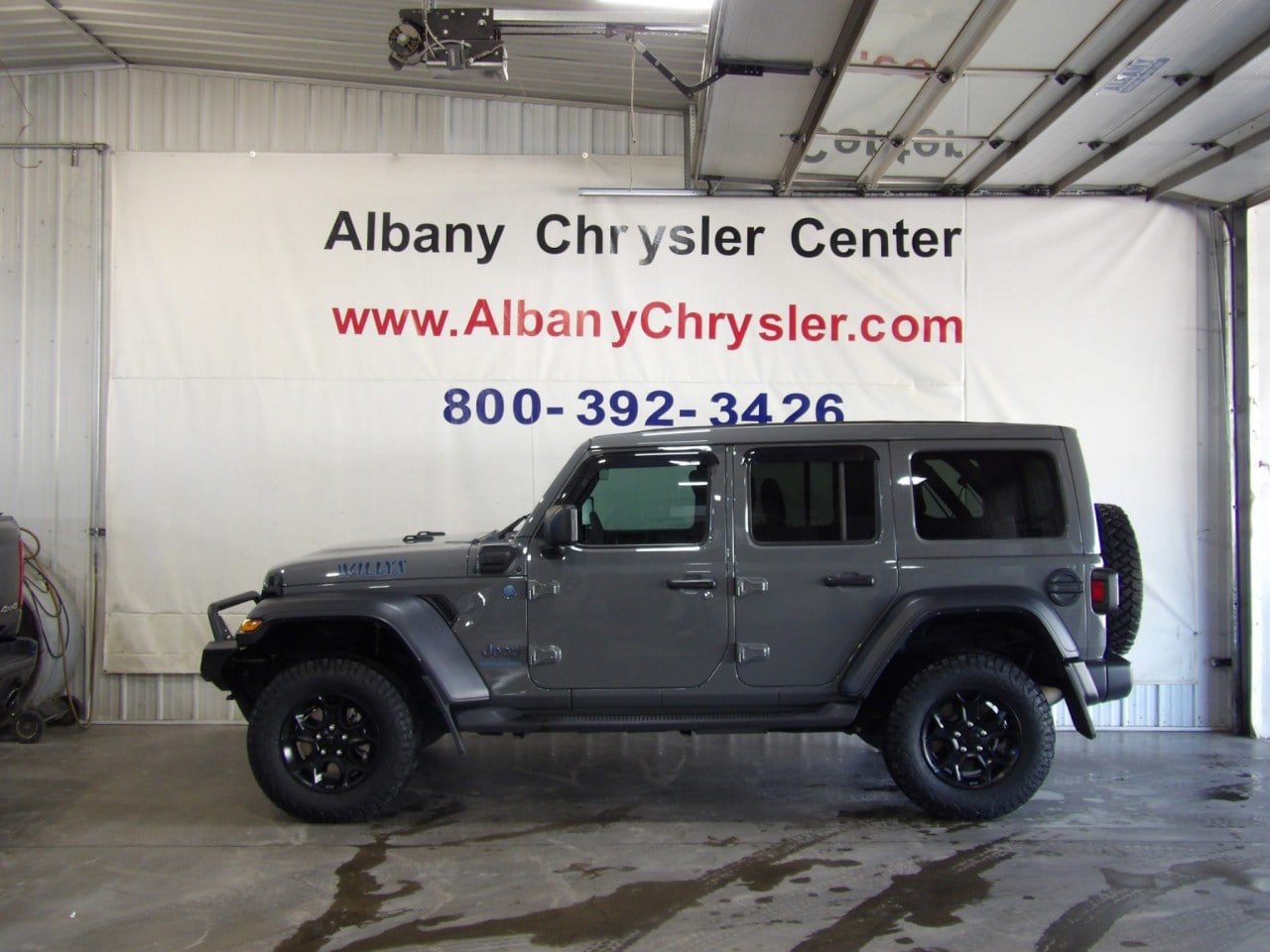 Certified 2023 Jeep Wrangler 4xe Willys 4XE with VIN 1C4JJXN69PW610655 for sale in Albany, Minnesota