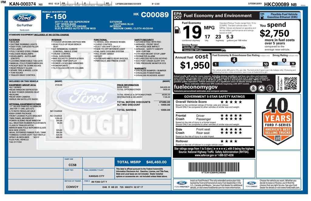 Used 2017 Ford F-150 XL