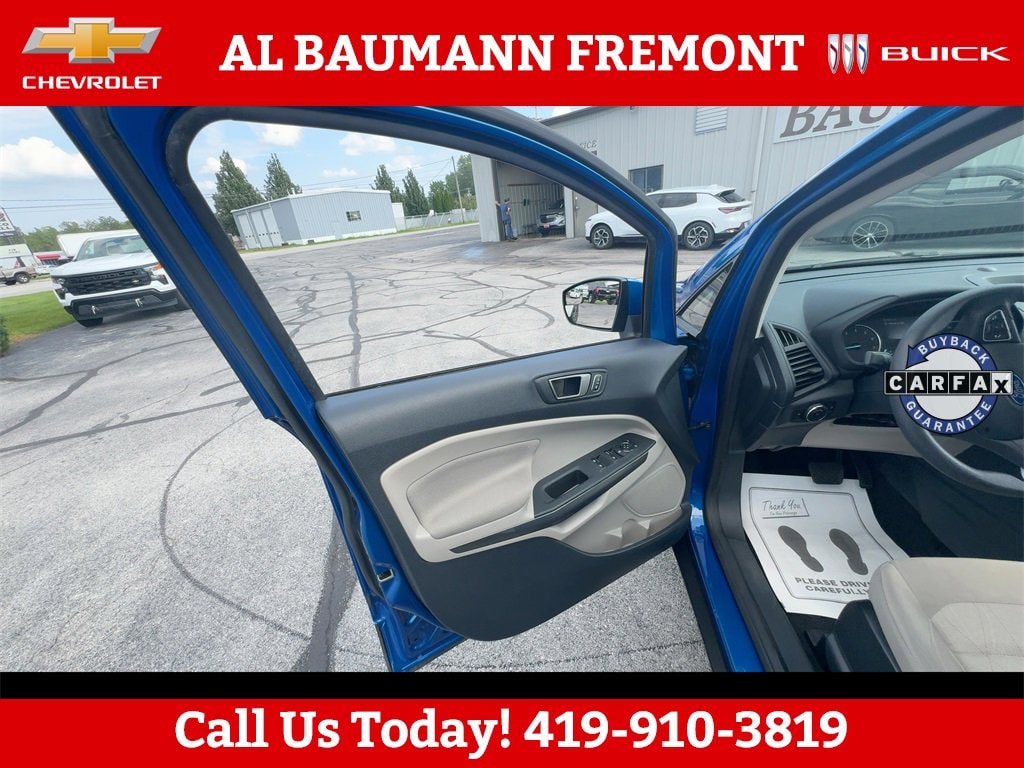 Used 2021 Ford EcoSport SE with VIN MAJ3S2GE9MC398386 for sale in Fremont, OH