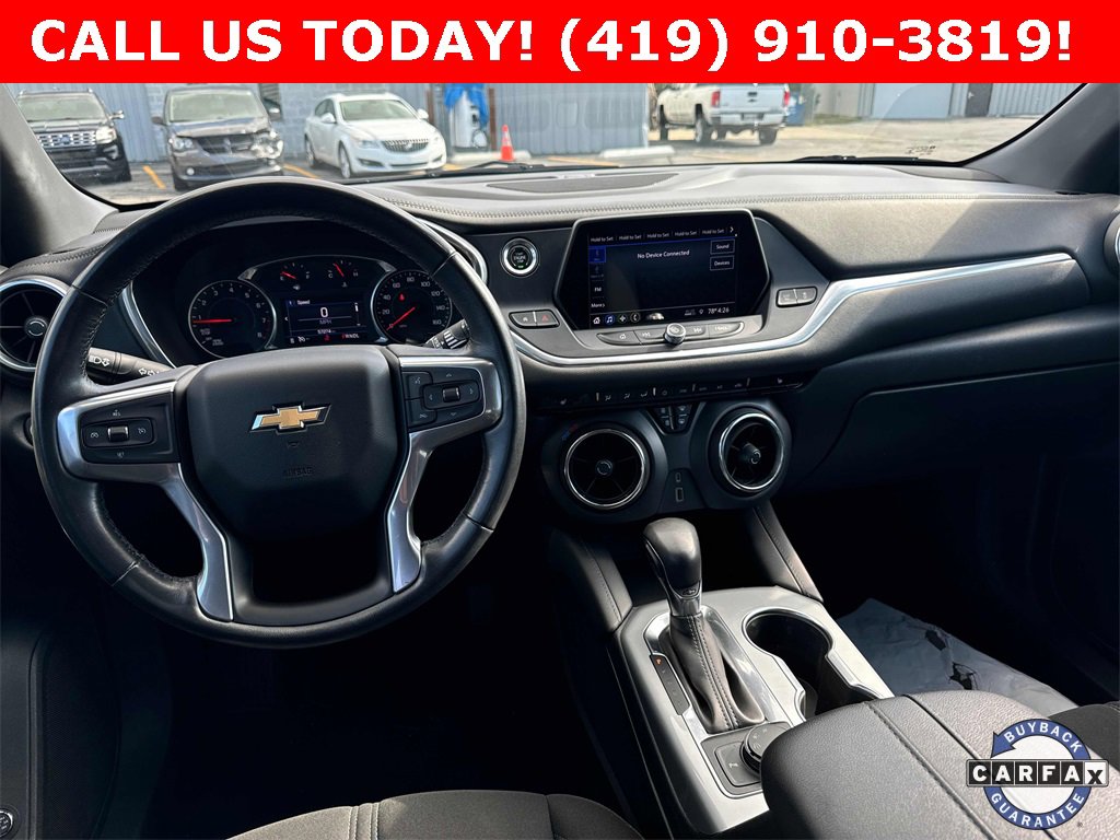 Used 2020 Chevrolet Blazer 2LT with VIN 3GNKBCRS3LS649028 for sale in Fremont, OH