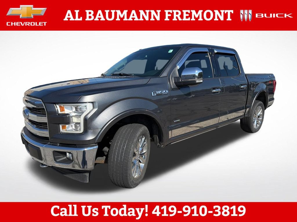 Used 2017 Ford F-150 Lariat with VIN 1FTEW1EG8HFC33066 for sale in Port Clinton, OH