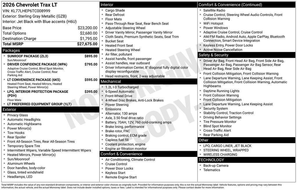 2026 Chevrolet Trax LT - Photo 28