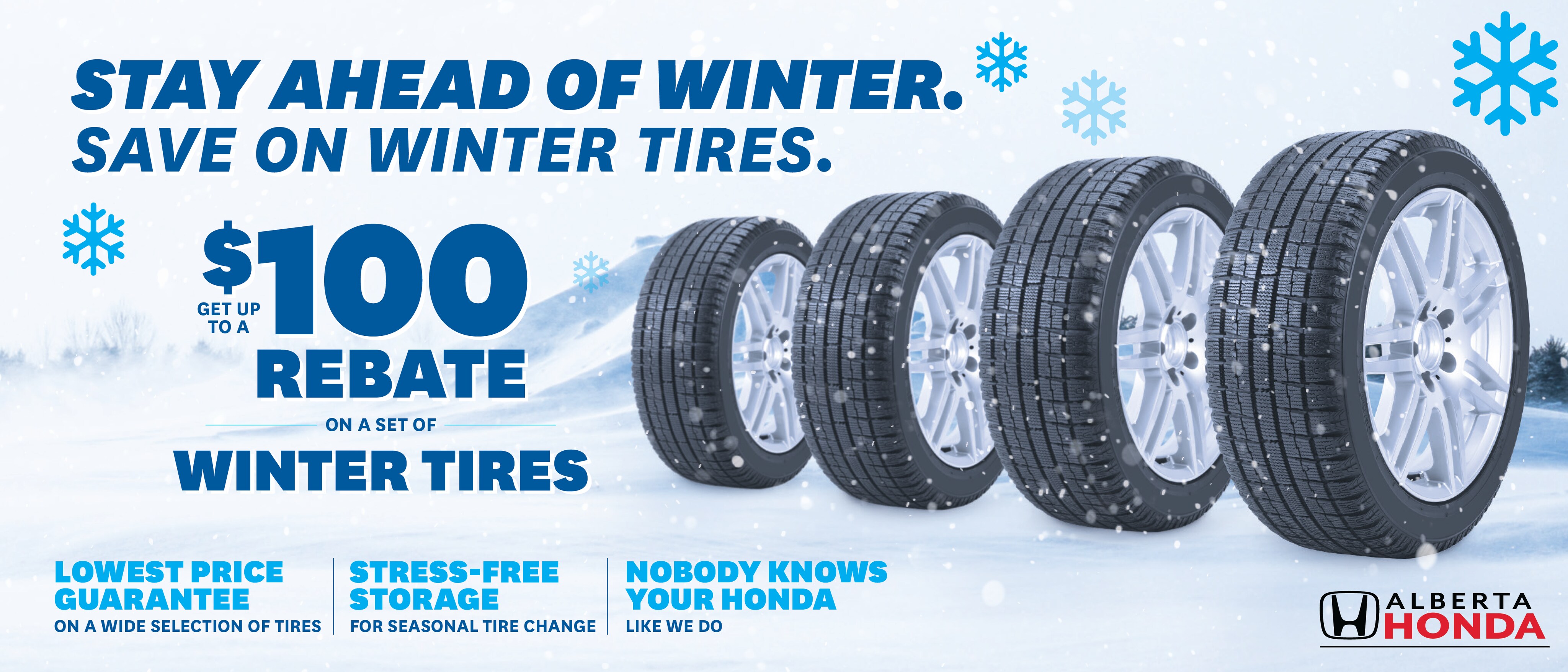 Alberta Honda | Service Specials | Winter Tires