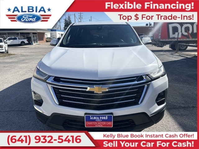 Certified 2022 Chevrolet Traverse 3LT with VIN 1GNERHKW5NJ149928 for sale in Albia, IA