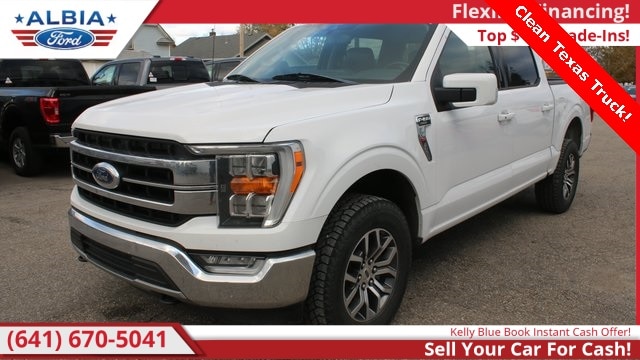 Certified 2021 Ford F-150 Lariat with VIN 1FTFW1E54MFA42032 for sale in Albia, IA