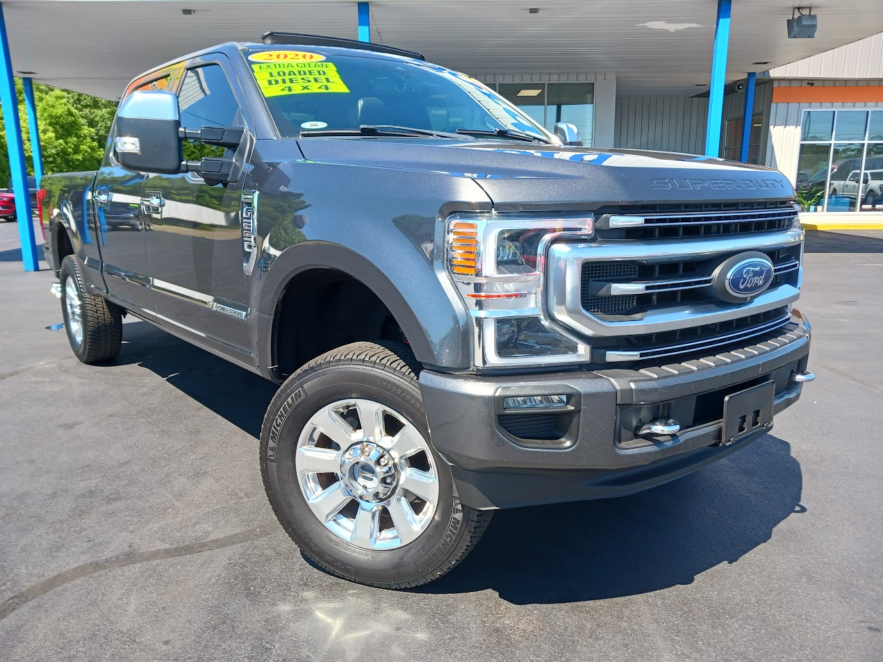 Used 2020 Ford F-250 Super Duty Platinum with VIN 1FT7W2BT7LEC87733 for sale in Albion, MI