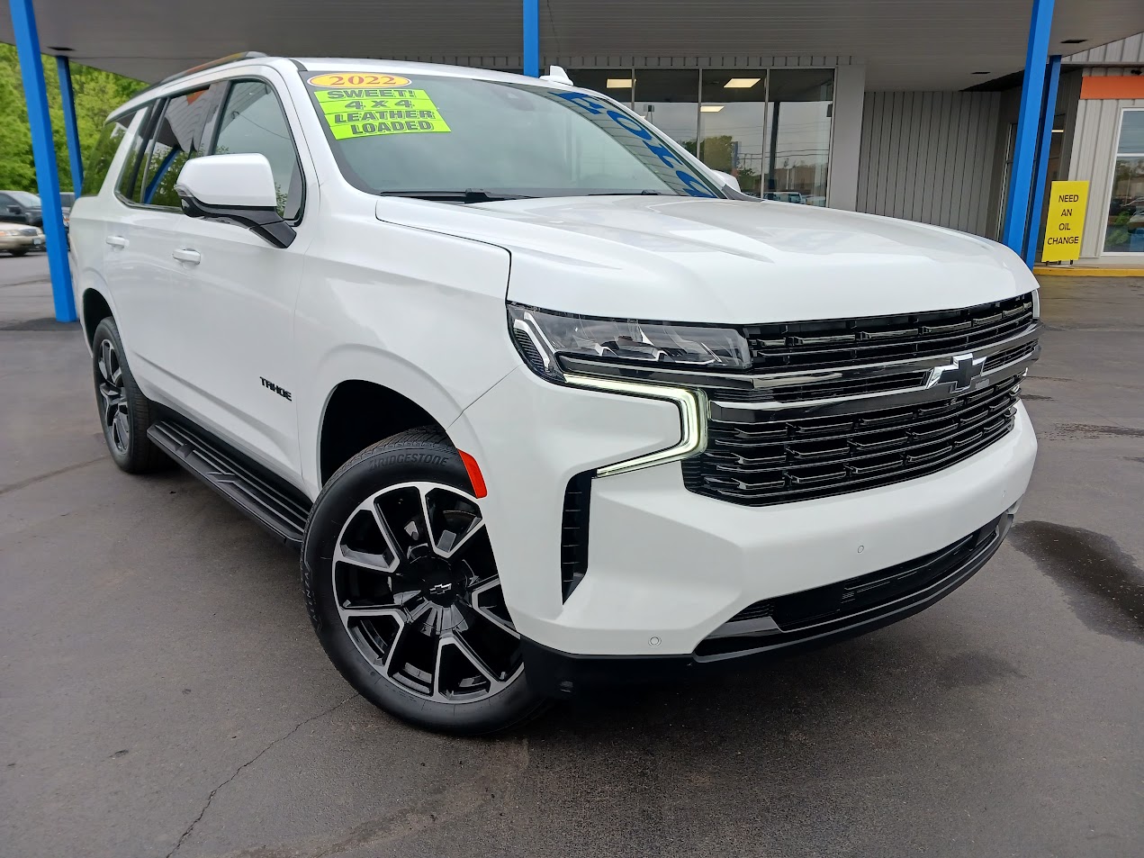 Used 2022 Chevrolet Tahoe RST with VIN 1GNSKRKD8NR259370 for sale in Albion, MI