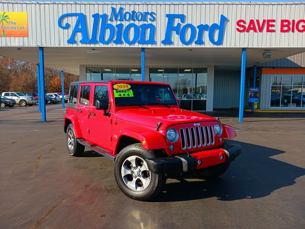 Used 2018 Jeep Wrangler JK Unlimited Sahara SUV