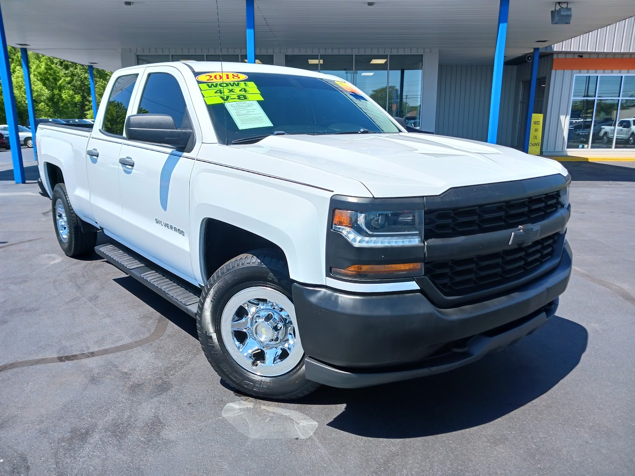 Used 2018 Chevrolet Silverado 1500 Work Truck 1WT with VIN 1GCVKNEC9JZ275766 for sale in Albion, MI