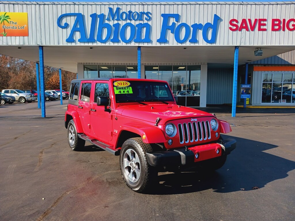 Used 2018 Jeep Wrangler JK Unlimited Sahara SUV