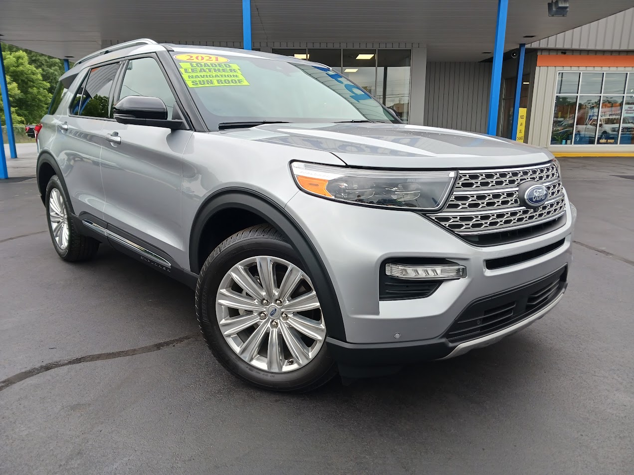 Used 2021 Ford Explorer Limited with VIN 1FMSK8FH1MGA04209 for sale in Albion, MI