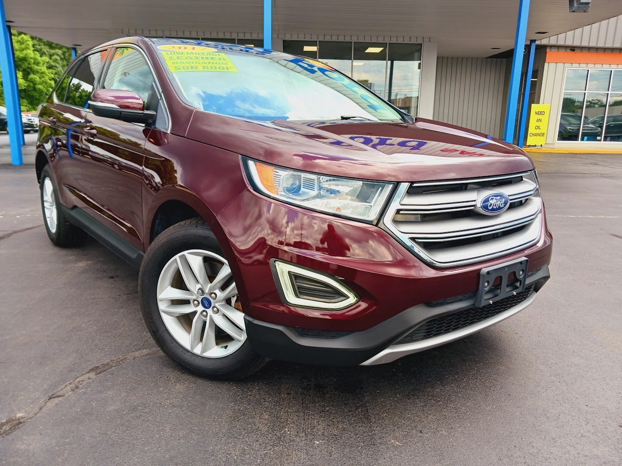 Used 2017 Ford Edge SEL with VIN 2FMPK4J91HBC42427 for sale in Albion, MI