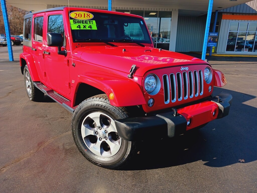 Used 2018 Jeep Wrangler JK Unlimited Sahara SUV