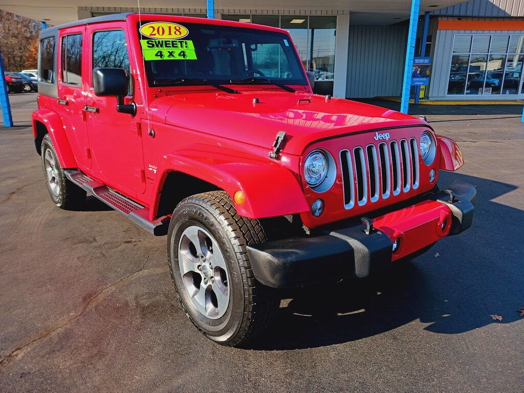 Used 2018 Jeep Wrangler JK Unlimited Sahara SUV