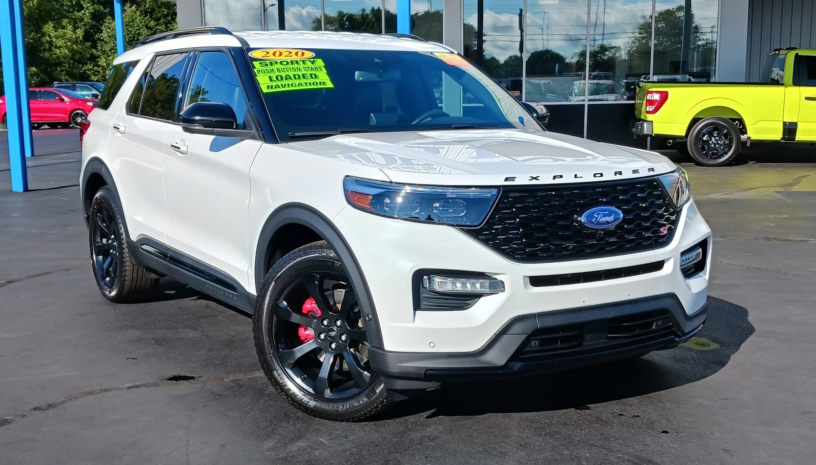 Used 2020 Ford Explorer ST with VIN 1FM5K8GC9LGA77083 for sale in Albion, MI