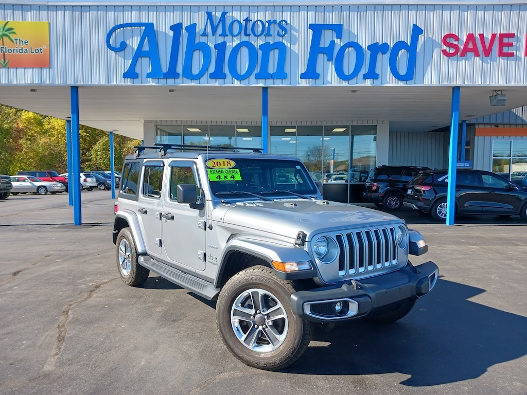Used 2018 Jeep Wrangler Unlimited Sahara SUV
