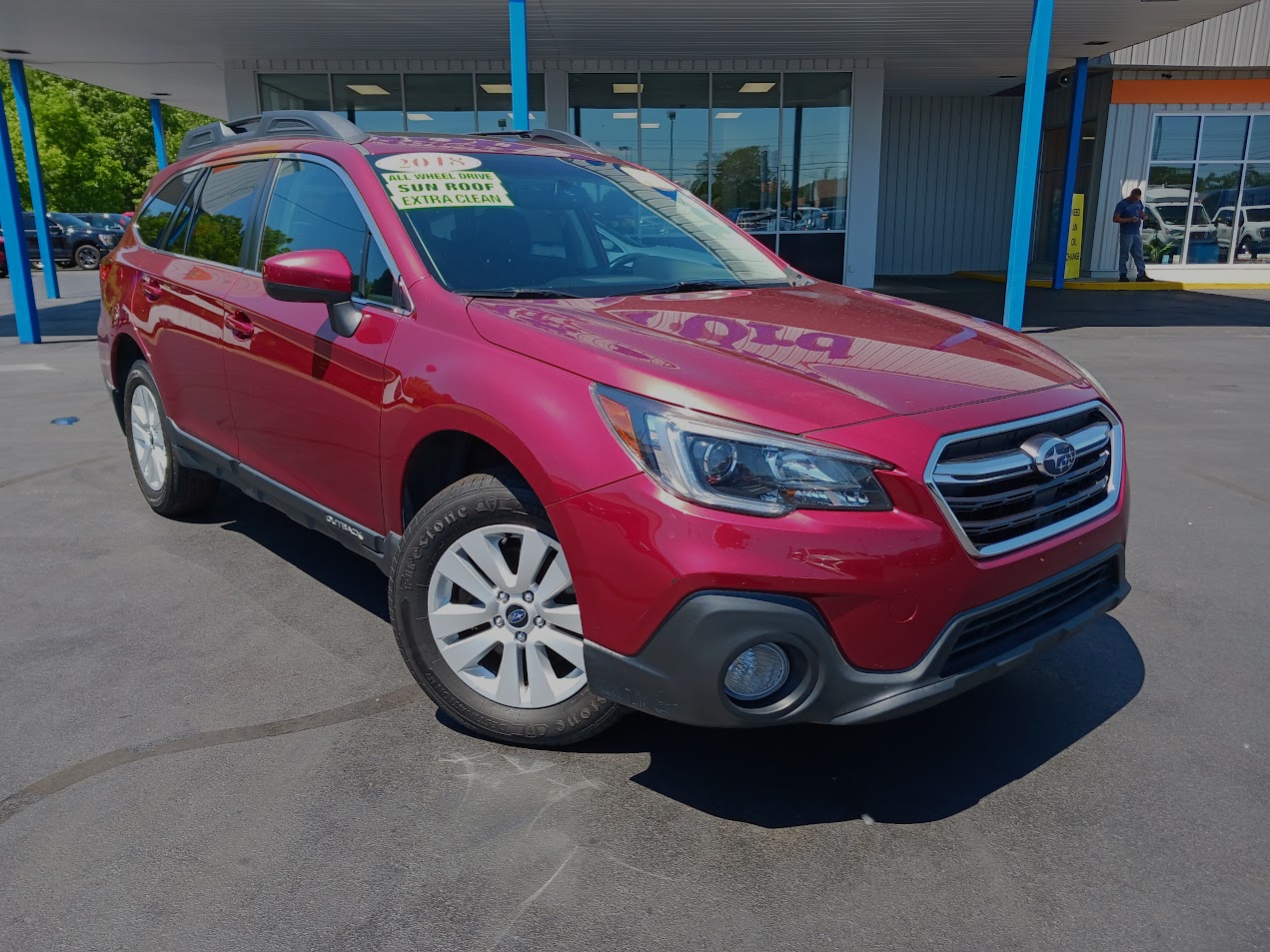 Used 2018 Subaru Outback Premium with VIN 4S4BSADC5J3380493 for sale in Albion, MI