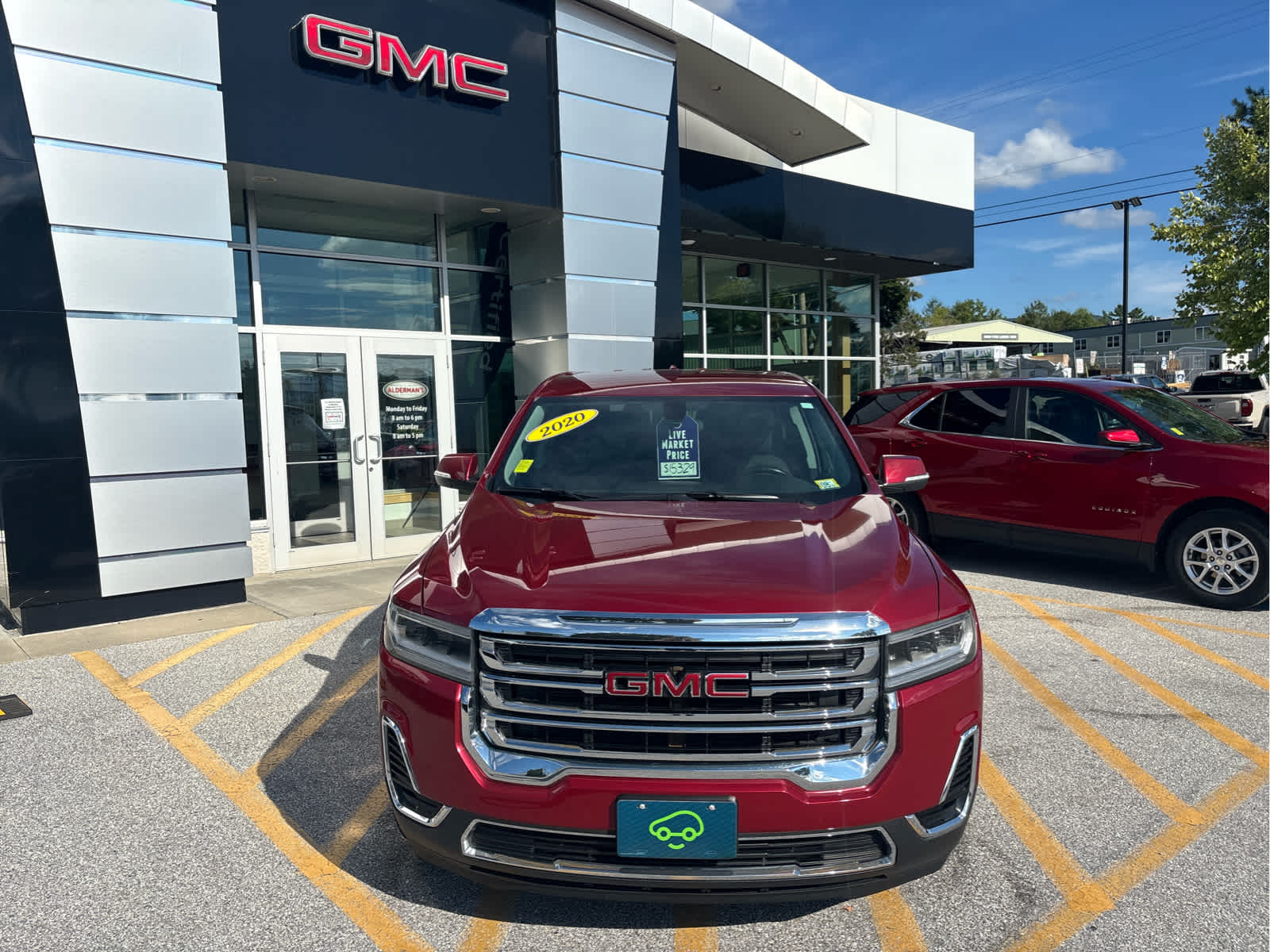 Used 2020 GMC Acadia SLE with VIN 1GKKNRL48LZ197596 for sale in Rutland, VT