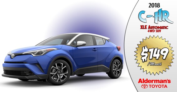 18 C Hr Lease Special Rutland Vt Alderman S Toyota