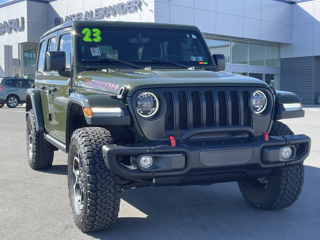 Used 2023 Jeep Wrangler 4-DOOR RUBICON 4X4 SUV