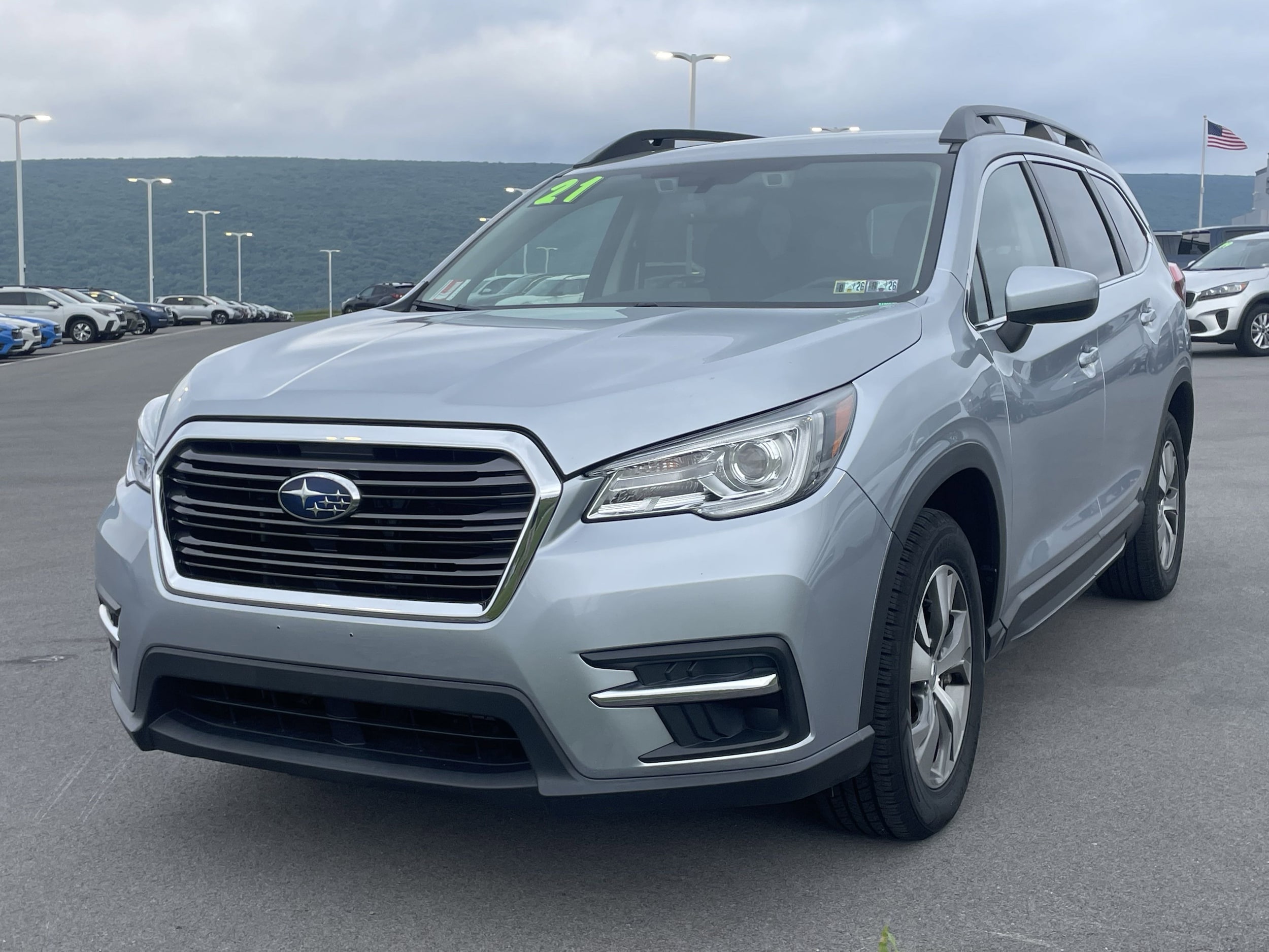 Certified 2021 Subaru Ascent Premium with VIN 4S4WMAFD2M3448593 for sale in Muncy, PA