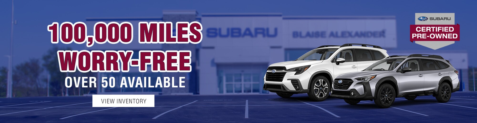 Blaise Alexander Subaru Montoursville New & Used Subaru Dealer in Montoursville, PA