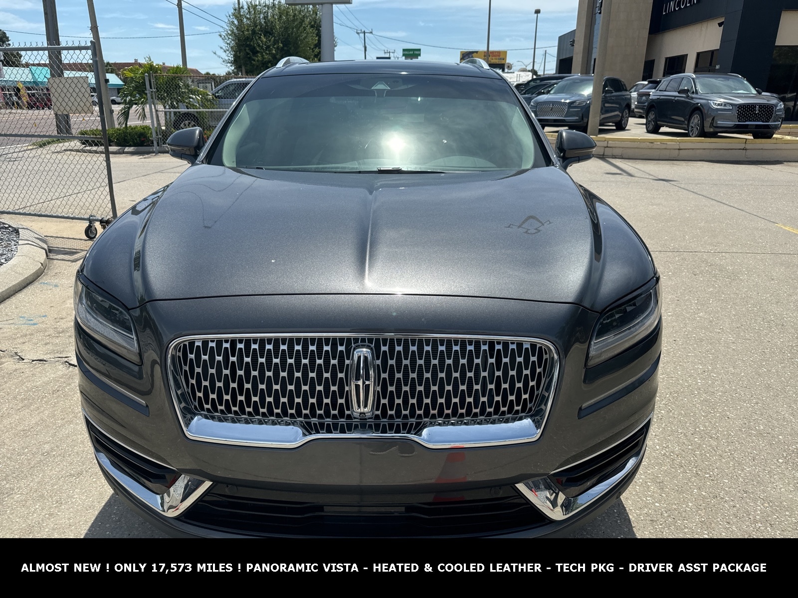 Used 2019 Lincoln Nautilus Reserve with VIN 2LMPJ6L99KBL37292 for sale in Bradenton, FL