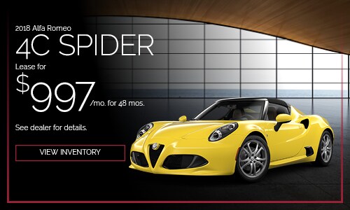 Alfa Romeo 4C Lease Specials in Fort Worth, TX