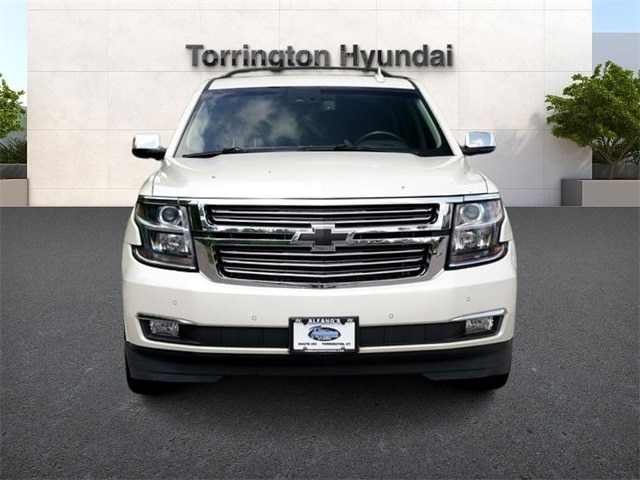 Used 2015 Chevrolet Tahoe LTZ with VIN 1GNSKCKC4FR644253 for sale in Torrington, CT