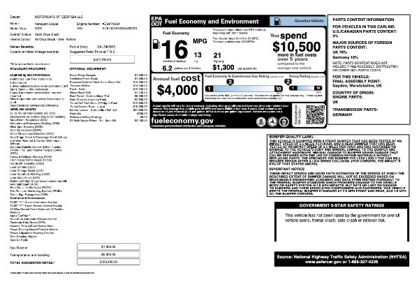 2025 Aston Martin Vanquish Base - Photo 47