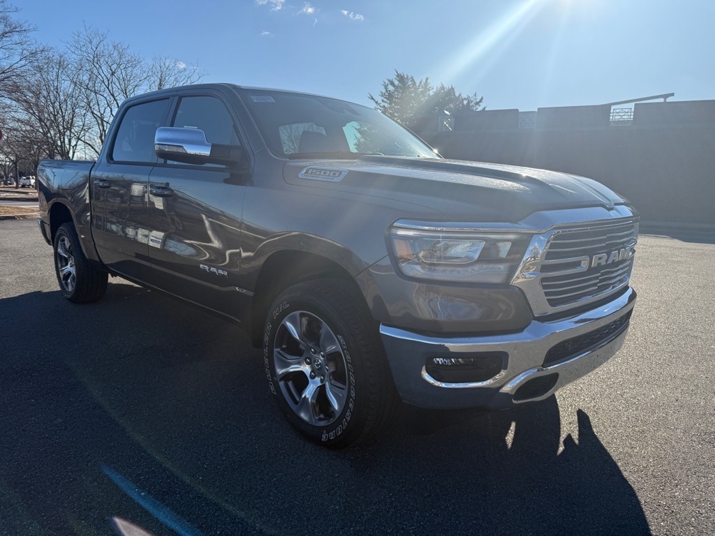 Used 2023 RAM Ram 1500 Pickup Laramie with VIN 1C6SRFJT9PN632171 for sale in Larchmont, NY