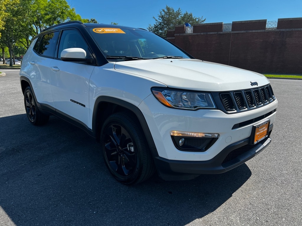 Used 2021 Jeep Compass Altitude with VIN 3C4NJDBB1MT575791 for sale in Larchmont, NY