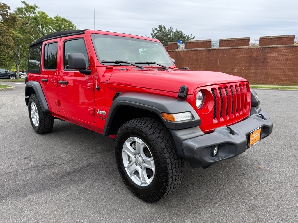 Used 2019 Jeep Wrangler Unlimited Sport S with VIN 1C4HJXDG0KW631346 for sale in Larchmont, NY