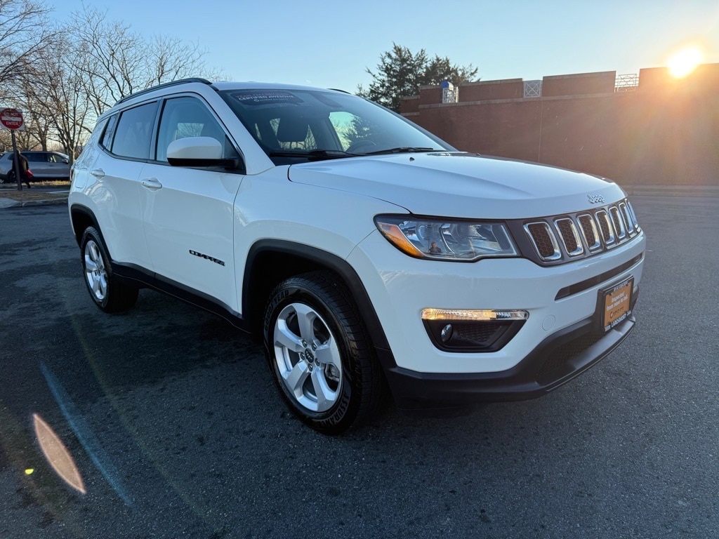 Used 2021 Jeep Compass Latitude with VIN 3C4NJDBB2MT580028 for sale in Larchmont, NY