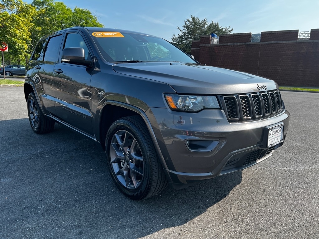 Used 2021 Jeep Grand Cherokee 80th Edition with VIN 1C4RJFBG8MC703030 for sale in Larchmont, NY