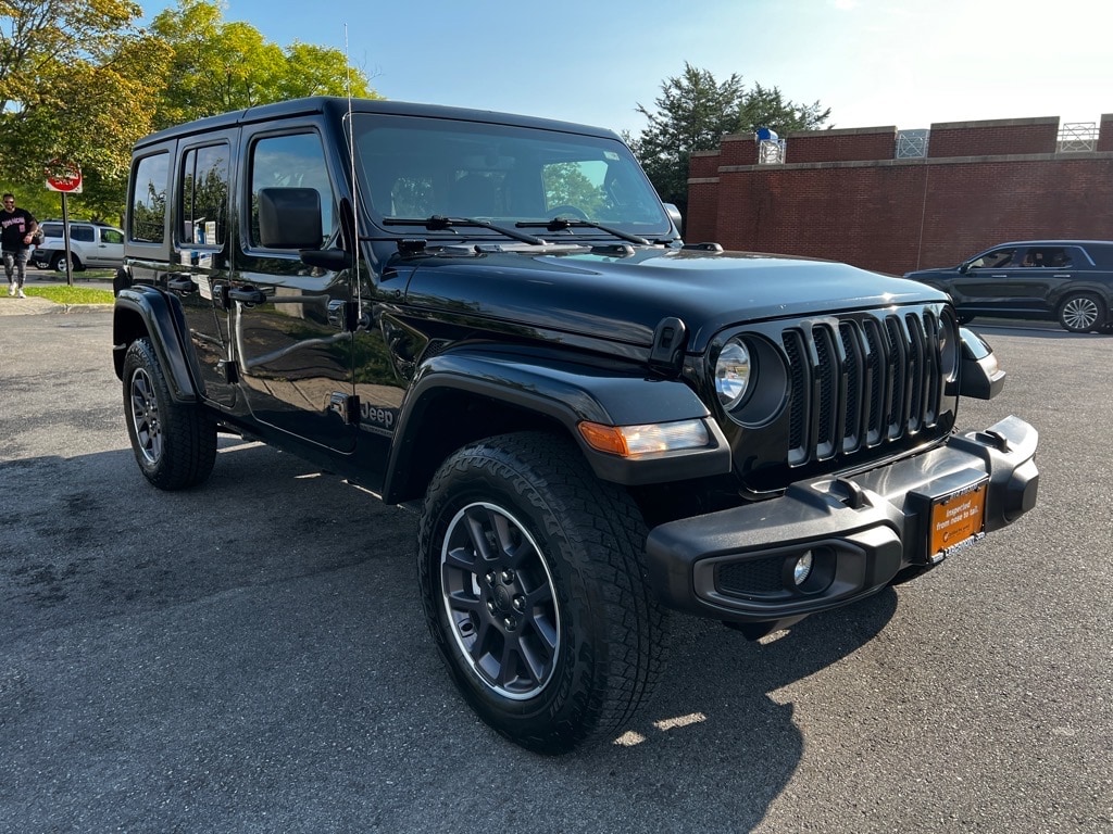 Used 2021 Jeep Wrangler Unlimited 80TH with VIN 1C4HJXDN2MW668643 for sale in Larchmont, NY