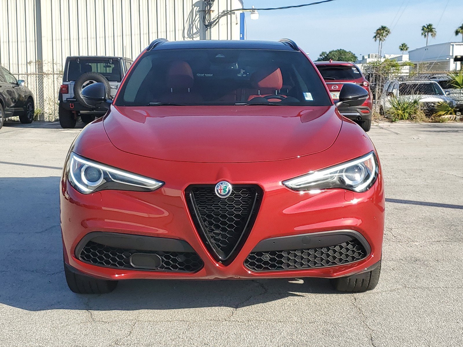 Used 2021 Alfa Romeo Stelvio Ti Sport with VIN ZASPAKBNXM7D14372 for sale in Melbourne, FL