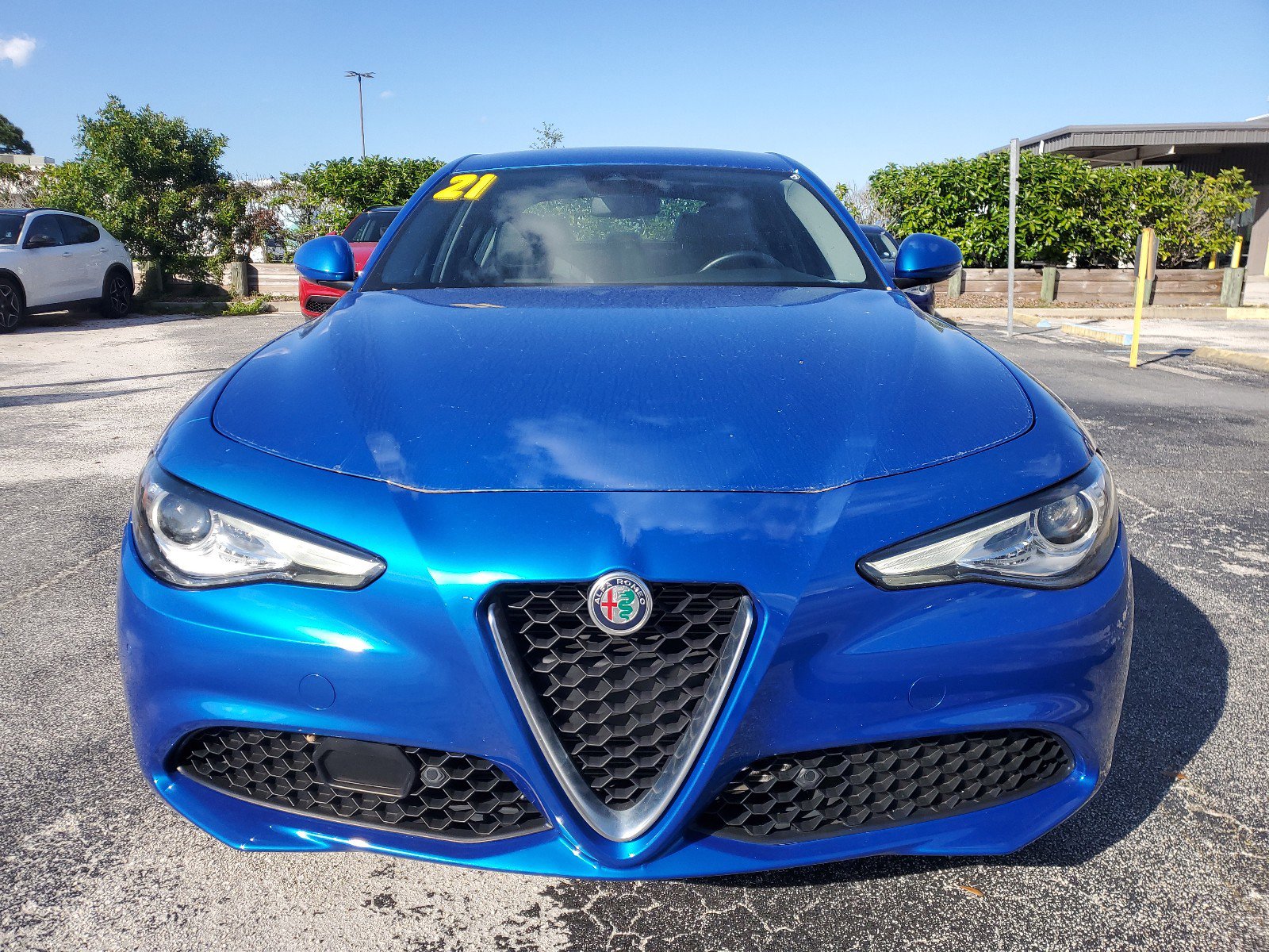 Used 2021 Alfa Romeo Giulia Base with VIN ZARFANAN6M7642093 for sale in Melbourne, FL