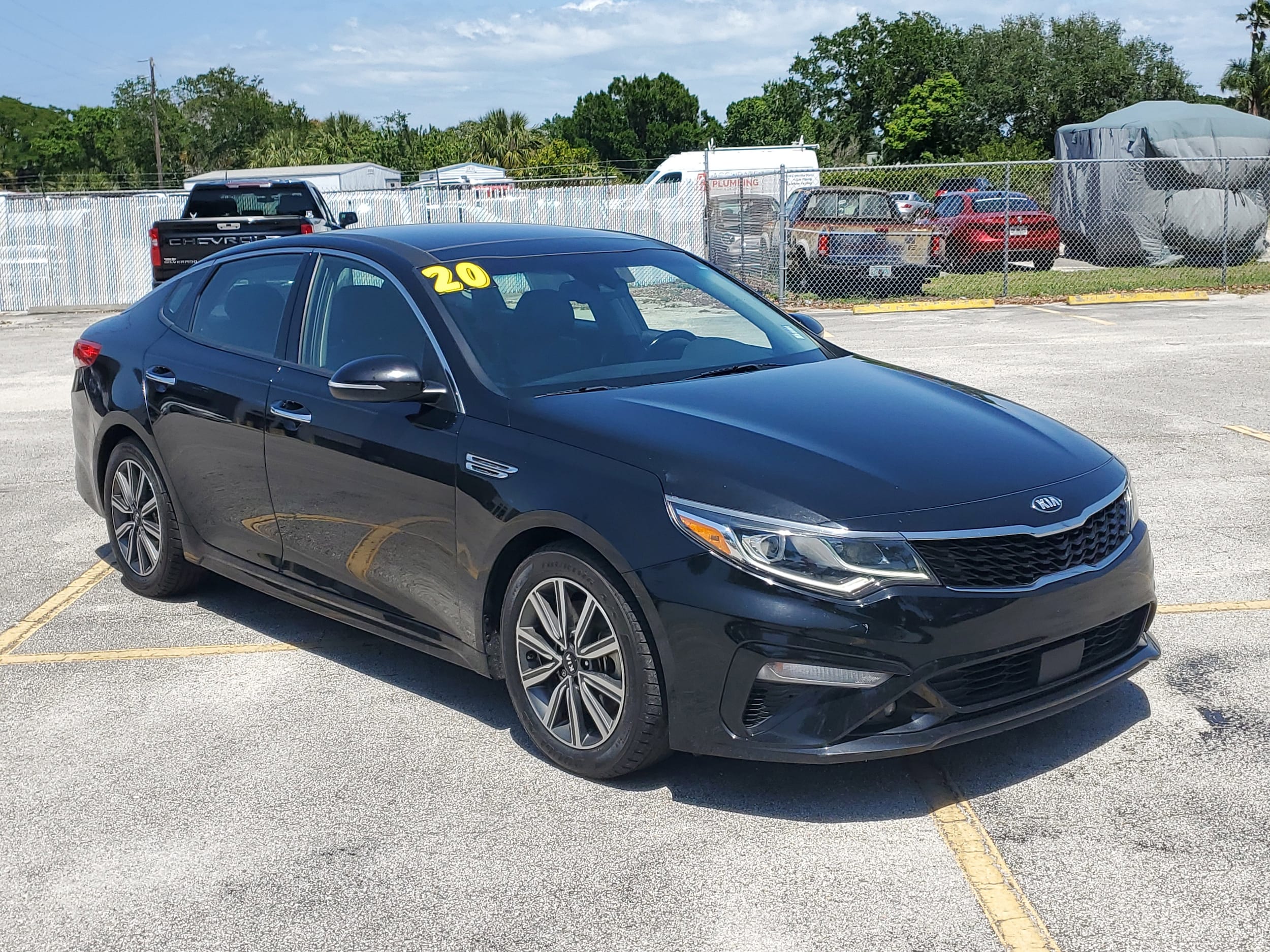 Used 2020 Kia Optima EX with VIN 5XXGU4L15LG447554 for sale in Melbourne, FL